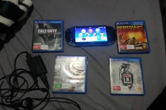 In new condition PS Vita 3G with 4 Latest Original games amp a 4GB memory card included in the sale...