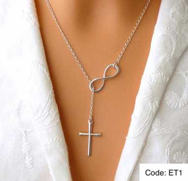 Infinity Cross Necklace On Sale