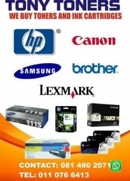 INSTANT CASH PAID IN EXCHANGE FOR INK CARTRIDGES AND TONERS