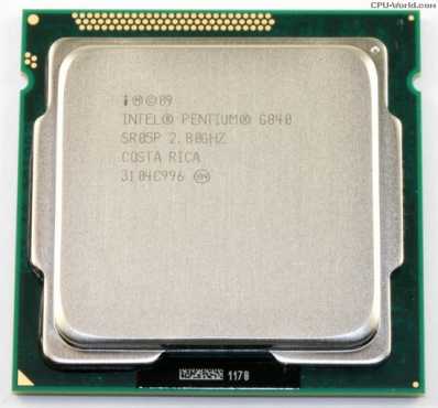 Intel 1155 g840 and 775 core 2 Quad cpus