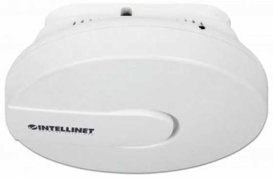 Intellinet High-Power Ceiling Mount Wireless 300N PoE Access Point