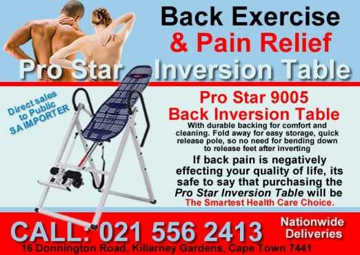 Inversion therapy Back swing tables Experience the benefits