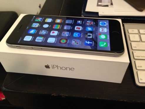 iPhone 6 plus in grey color, 64gb capacity