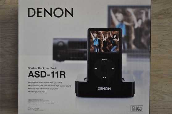 iPod Docking Station. Denon ASD-11R. New in box.