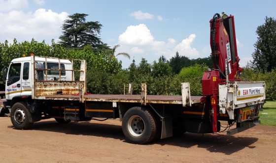 ISUZU FVR900 CRANE TRUCK