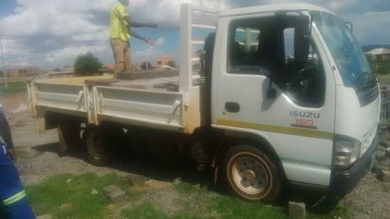 isuzu truck drop side