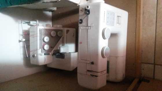 Janome sewing machine and overlocker both for R1200