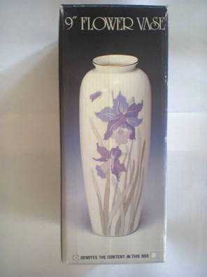 Japanese flower vase 9 inch