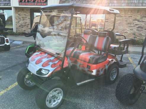 jeep golf cart with special offers and insurance