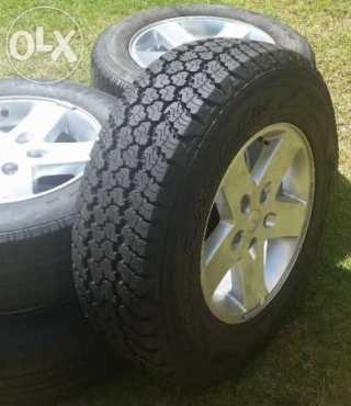 Jeep Wrangler Mag and Tyre