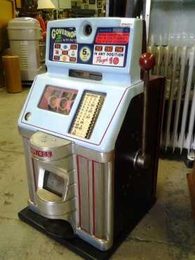 Jennings antique table top mechanical slot machine for sale.bargain