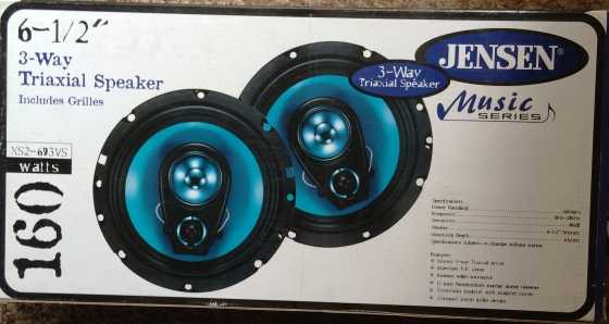 Jensen 6.5quot Triaxial speakers