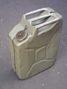 Jerry Can with Brass Turn on Cap