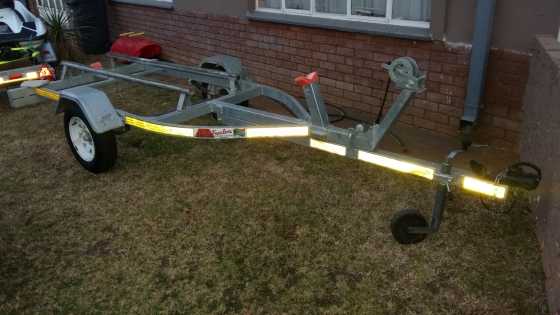 Jetski trailer Swan neck Galvanized