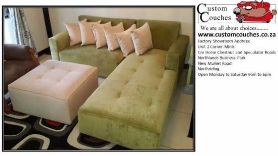 JHB Custom Couches Jozi L Shape R2750 New