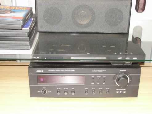 JNC Amp  5 Speakers  Sub  DVD