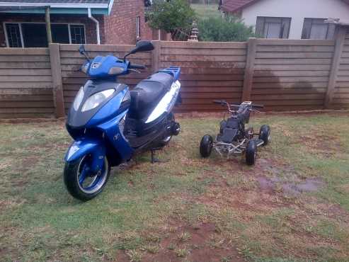 jonway adventure 125cc no papers non runner and kiddies quad for sale