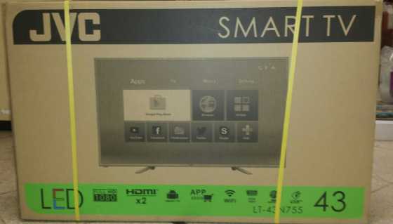 JVC 43 Inch smart Wifi Android Full hd LED Brand New 1 Year Warranty