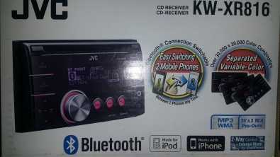 JVC double din mp3 player.