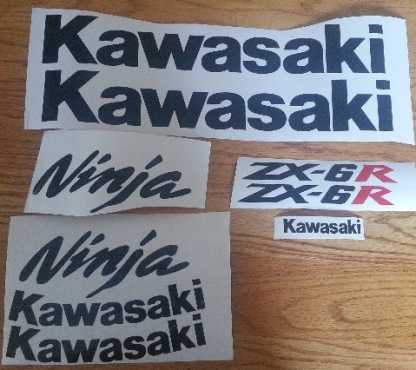 Kawasaki ZX6R decals stickers kits