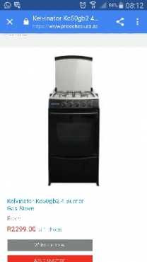 kelvinator 4 burner GAS stoveoven BARGAIN 1500