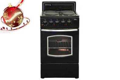 Kelvinator KC54B Black 4 Plate Stove