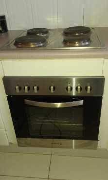 Kelvinator Stainless Steel 60cm UC Oven and 4 Plate Hob