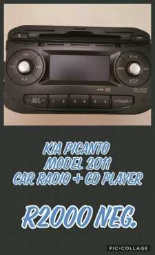 Kia Picanto 2011 cd player and radio