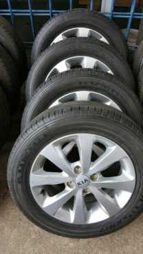 Kia rio mags and tyres for sale