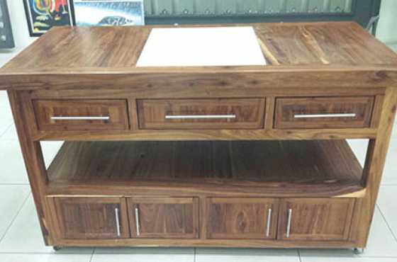 Kiaat Butcher block