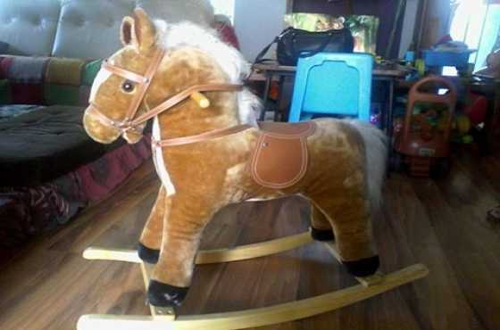 Kiddies rocking horse.