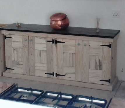 Kitchen Cupboard Base unit Farmhouse series 2000 Raw