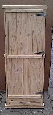 Kitchen Cupboard Farmhouse series Free standing 1900 with 1 door and drawer - Raw