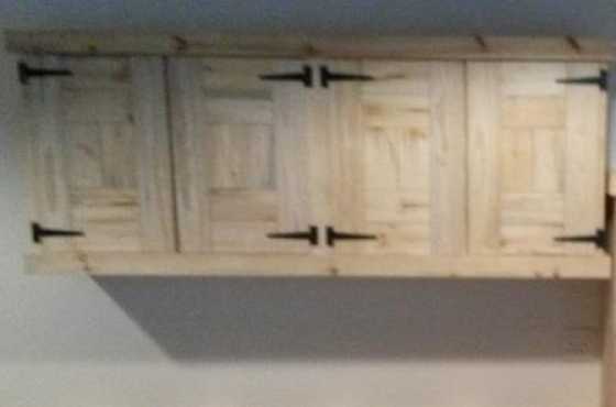 Kitchen Cupboard Wall unit Farmhouse series 2000 Raw