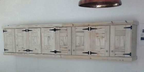 Kitchen Cupboard Wall unit Farmhouse series 4000 - Raw