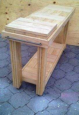 Kitchen Island - Butchers Block 1 hump mobile Farm