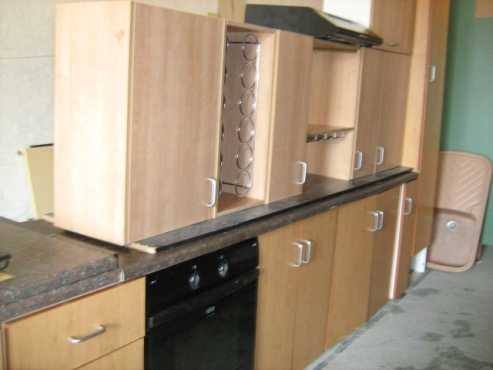 kitchen-Red Alder kichen  with Formica Counters