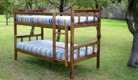 KYLE bunk bed now R 2500,contact WOODNBEDS 011 794 4376,we deliver and assemble GAUTENG