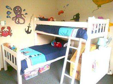 L shape bunk bed