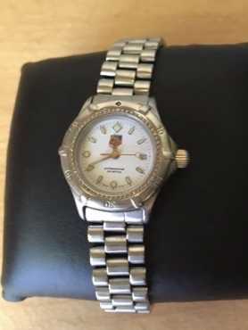 Ladies pure gold and Silver Tag Heuer