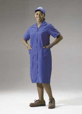 Ladies royal blue overalls available at Phoenix industrial