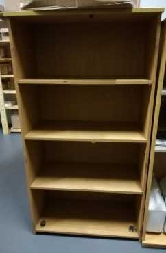 Laminated wood shelves