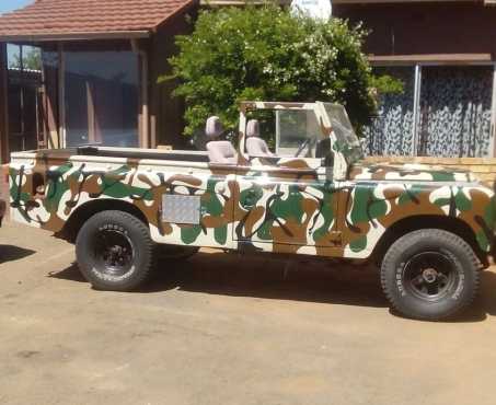 Land Rover series 3 rolling chassis amp body complete