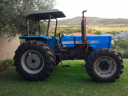 Landini 7860 Tractor with Crawl gear and Compost Turner