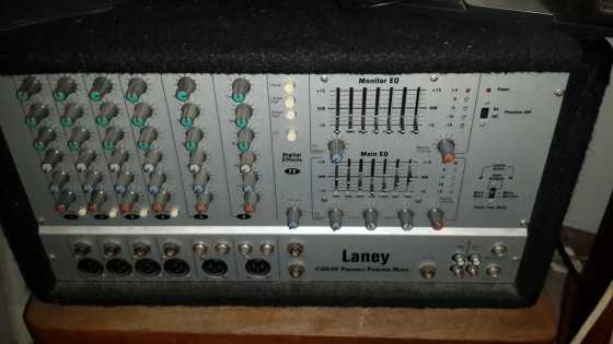 Laney CD 640 Portable Powered Mixer with 2 speakers.