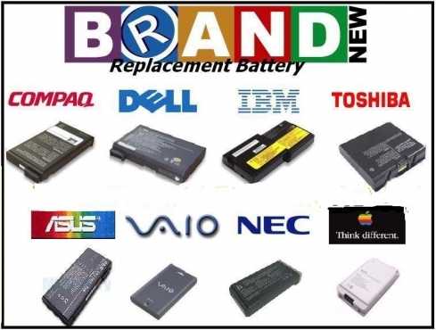 Laptop Batteries -NEW-GUARANTEED  We deliver