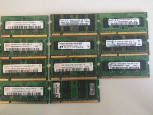 Laptop Rams memory for sale hurry now (Bulk buying is accepted)