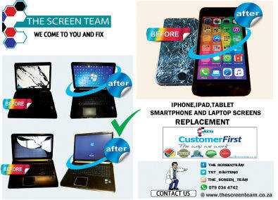 Laptop screens , iPad screens ,iPhone screens