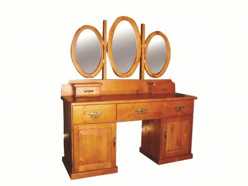 Large Dressing table, mirror, square - new