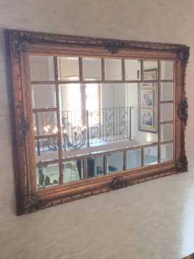 Large framed Mirror - wall hanging for sale